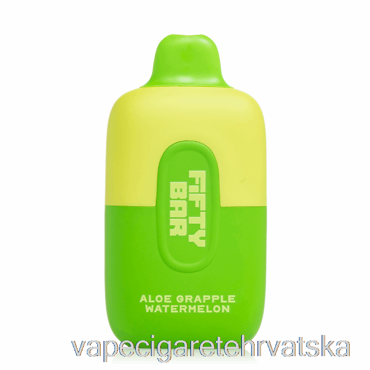 Vape Hrvatska Fifty Bar 6500 Disposable Aloe Grapple Lubenica